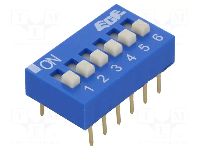Conector DIP Switch 6 Bits