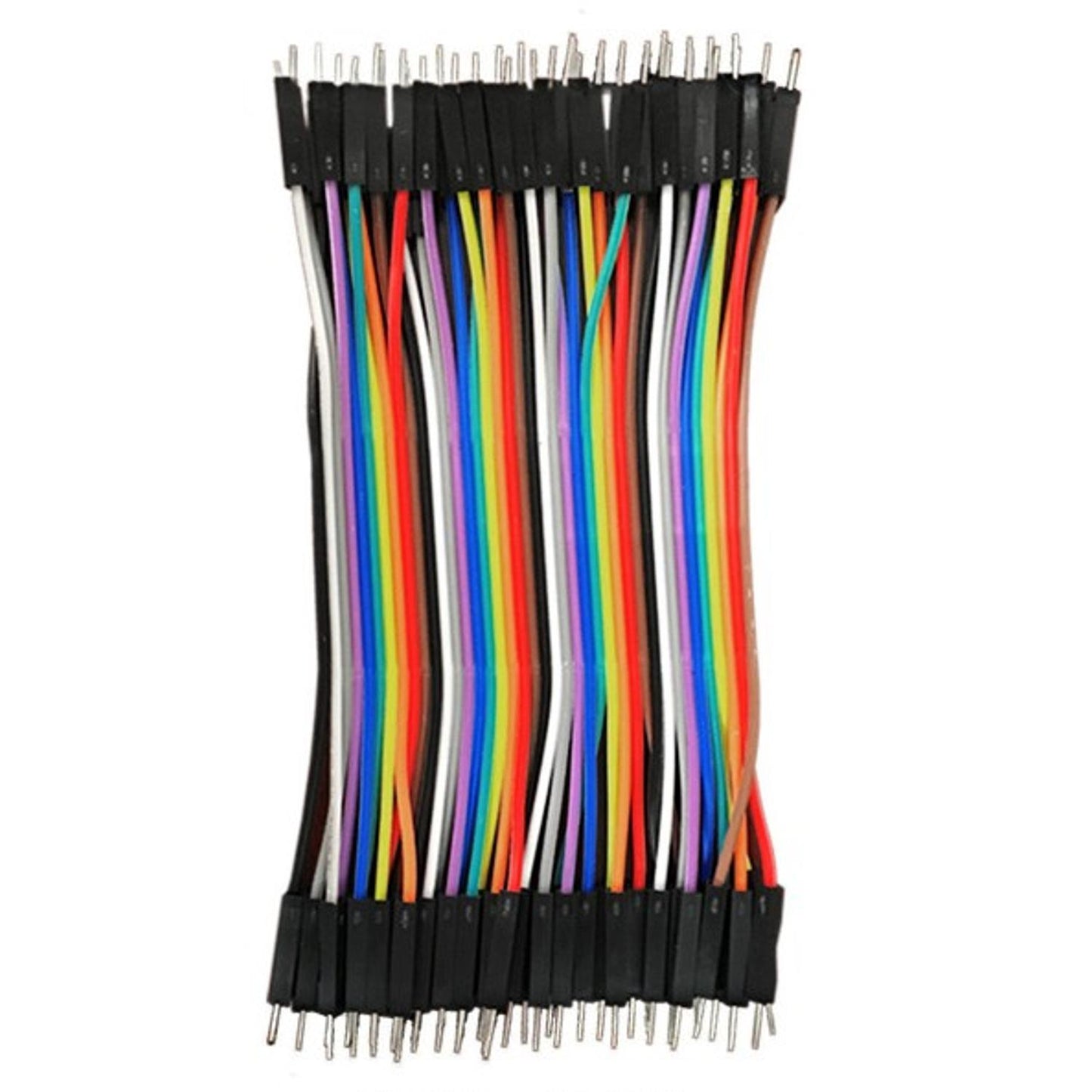 Pack 40 Pzas Dupont Cable Jumper 10cm Macho - Macho