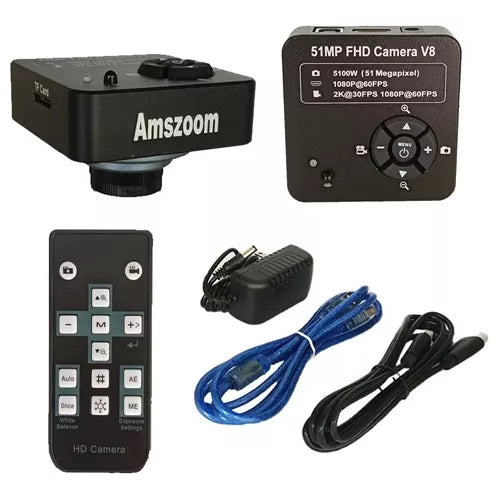 Microscopio Digital HDMI - Cámara Trinocular 51MP
