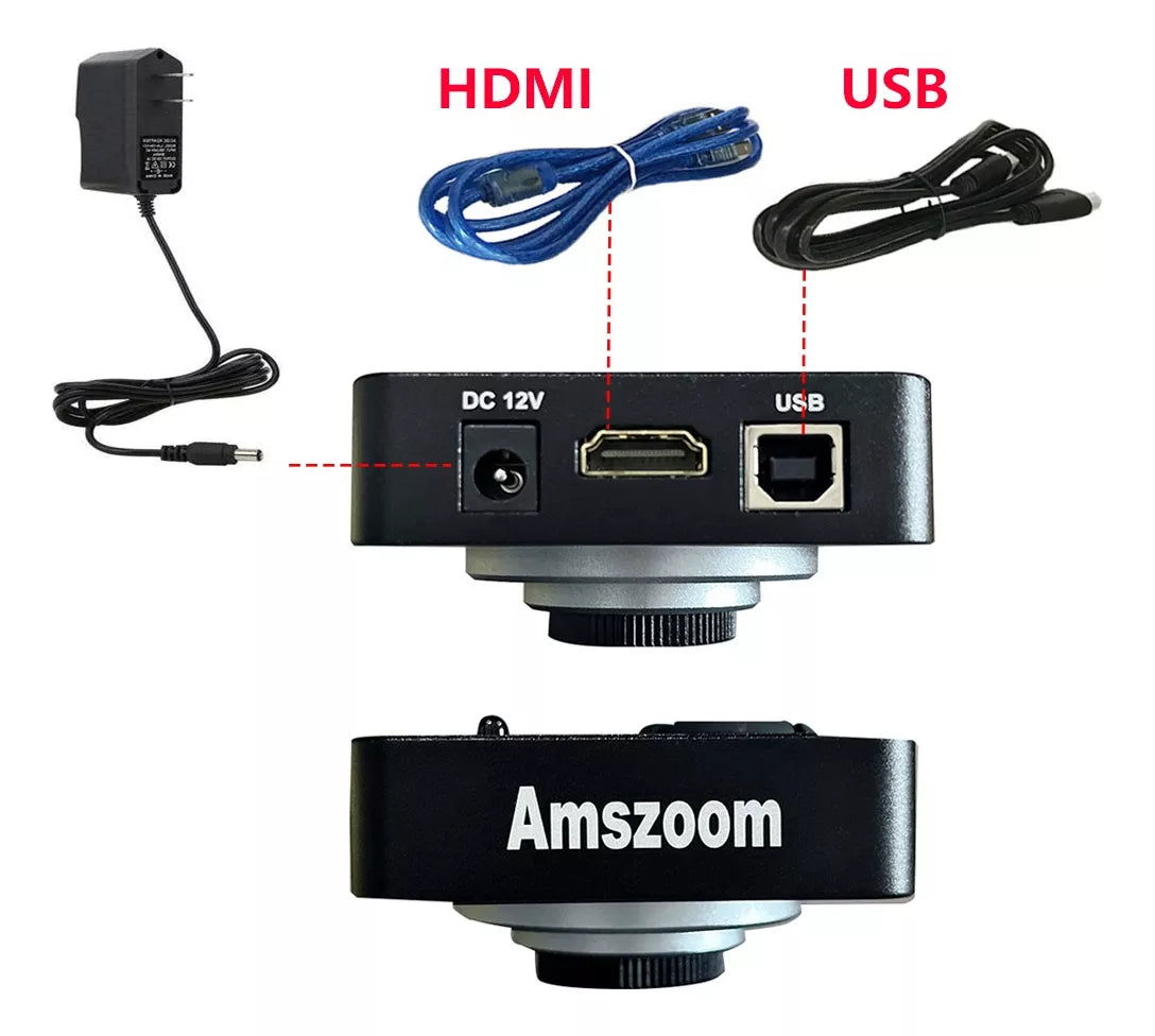 Microscopio Digital HDMI - Cámara Trinocular 51MP