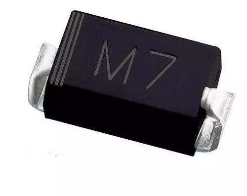 M7 Diodo Rectificador SMD - 1A 1000V (1N4007)