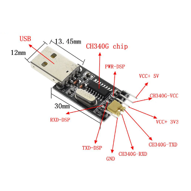 Modulo Conversor USB a TTL (SERIAL) CH340G