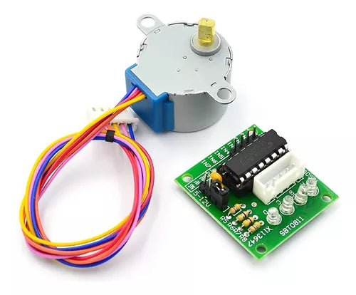 Motor a Pasos 5V 28BYJ-48 con Módulo Driver ULN2003