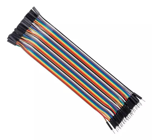 Pack 40 Pzas Dupont Cable Jumper 20cm Hembra - Macho