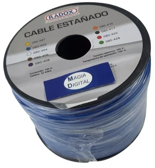 Metro Cable Estañado para Conexiones RADOX