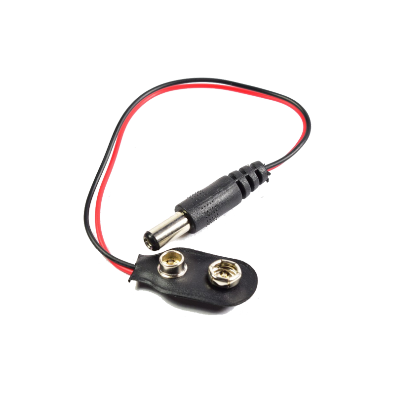 Conector de Batería 9V para Fuente de Protoboard