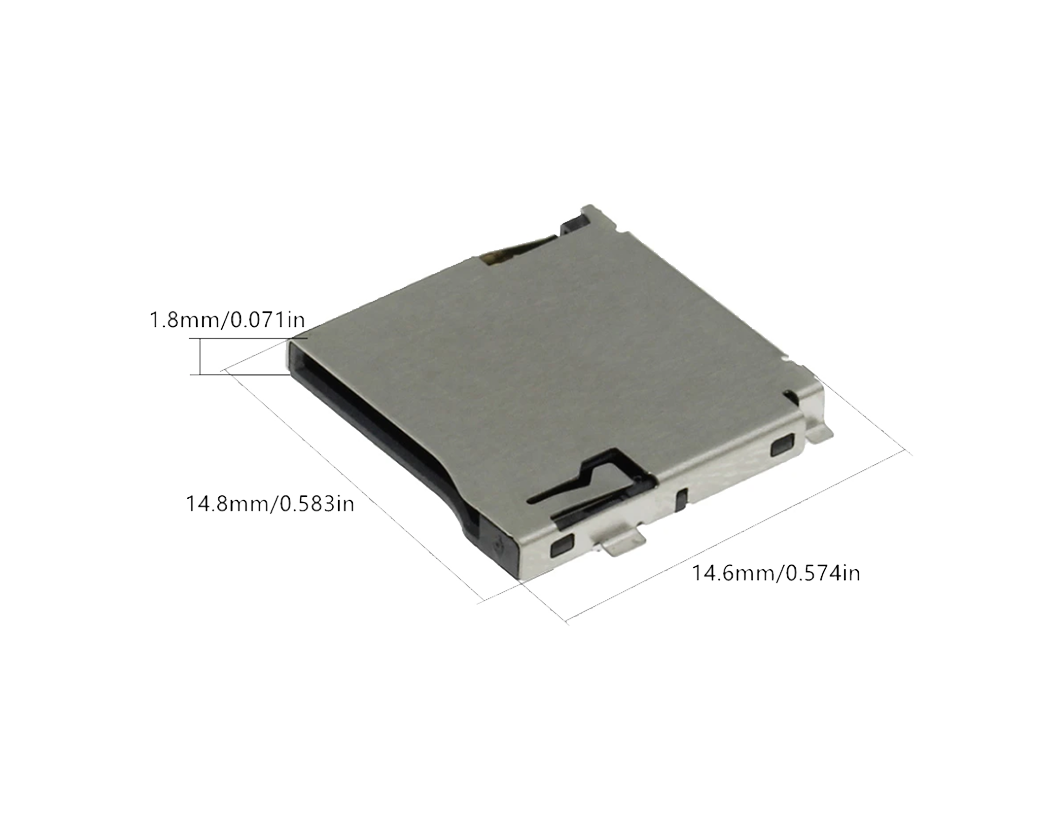 Socket para Memoria Micro SD THD2528-11SD-GF
