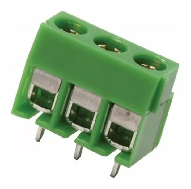 Bornera Chica Terminal Block Pcb 3 Pines Separación 5.08mm