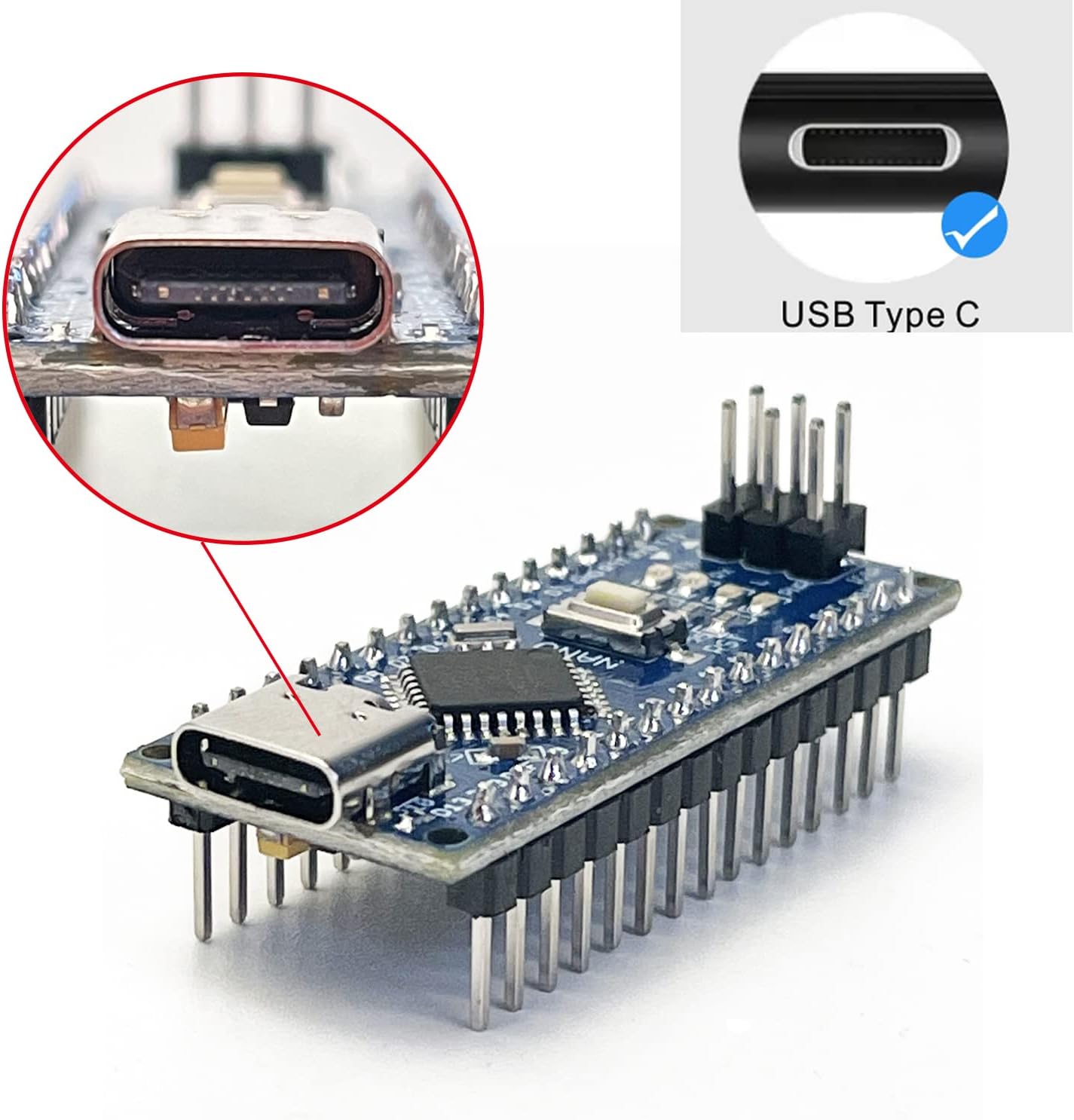 Arduino Nano ATMEGA328P Usb Tipo C