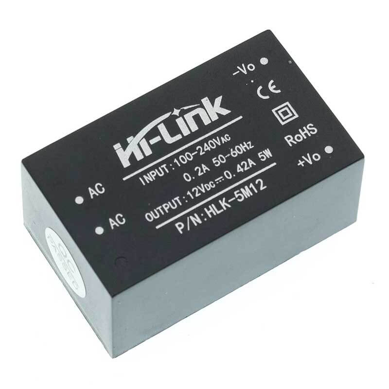 HLK-5M12 - Convertidor AC a DC 12V a 0.42mA - 5W