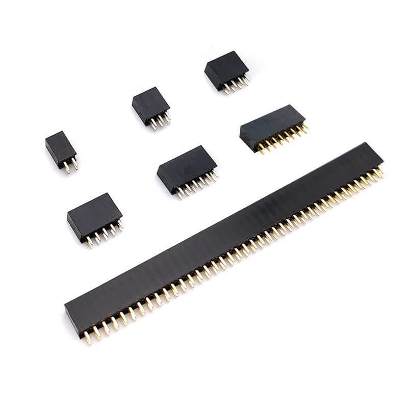 Header Hembra Diferentes Pines 2.54mm PCB