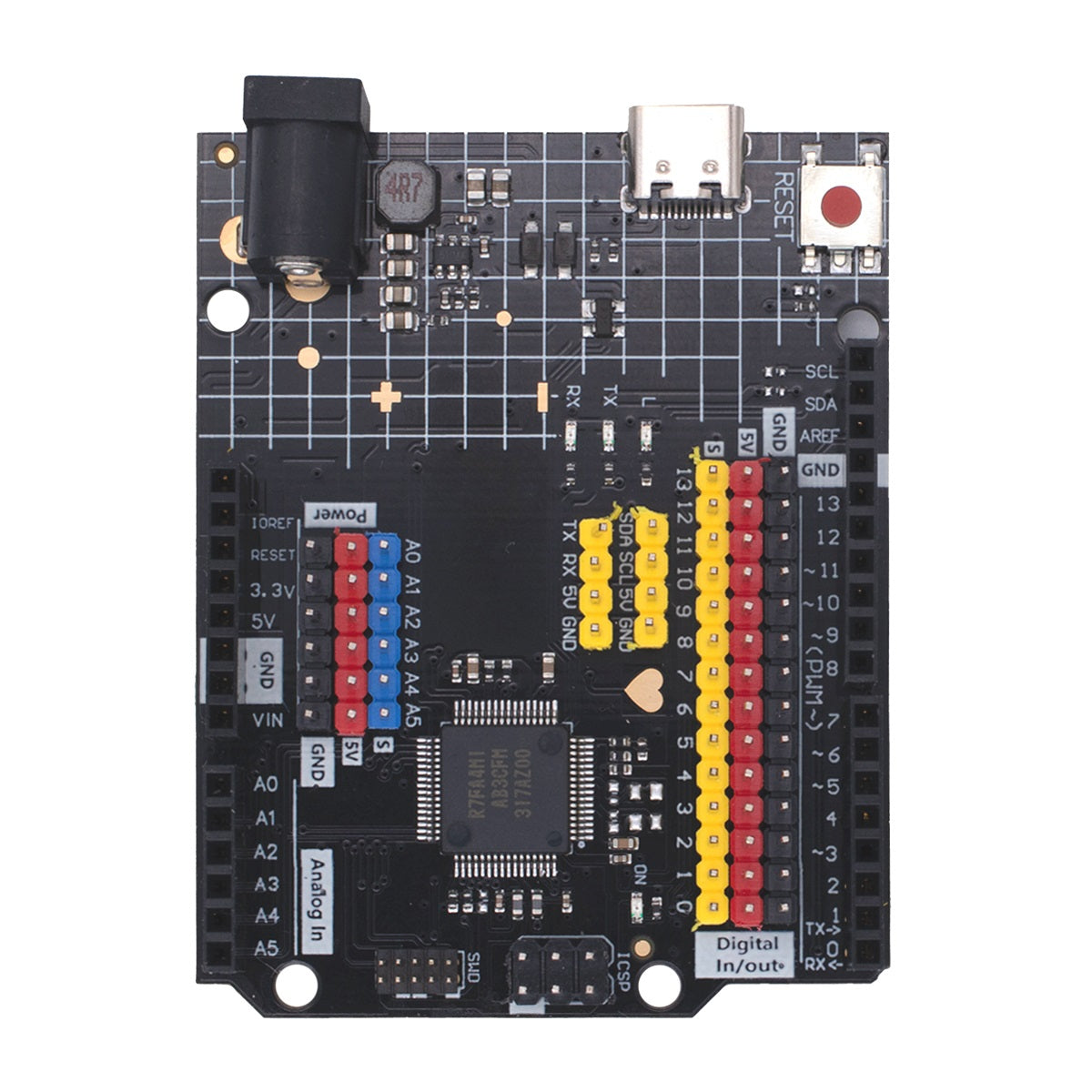 UNO R4 Placa de Desarrollo USB Tipo C Mínima