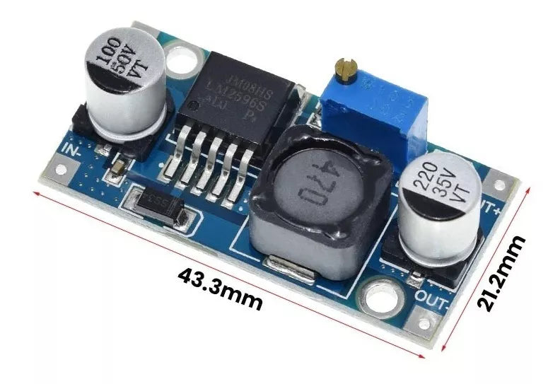 Módulo Buck LM2596 Step Down 25W 3A