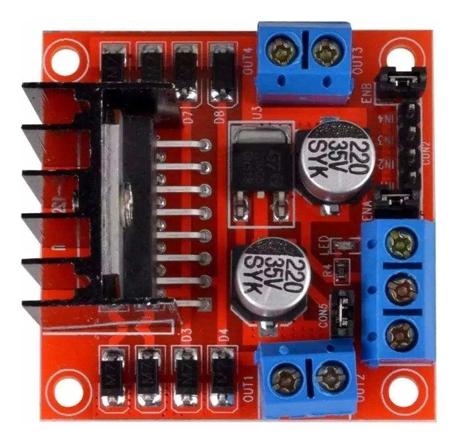 Módulo Controlador de Motor L298N Driver Arduino Puente H