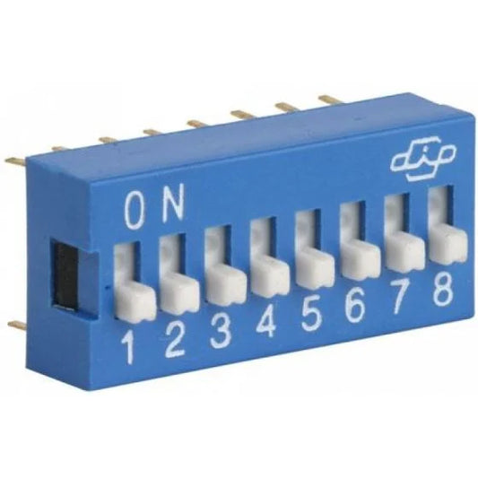Conector DIP Switch 8 Bits